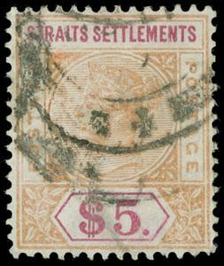 Straits Settlements Scott 88 Gibbons 105 Used Stamp