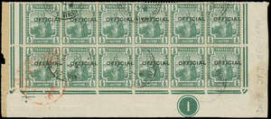 Trinidad Scott O10 Gibbons O10 Block of Stamp