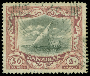 Zanzibar Scott 138 Gibbons 260e Used Stamp (1)