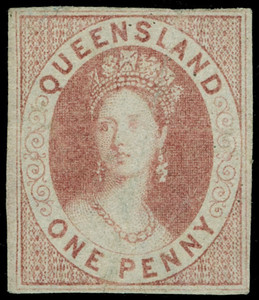 Australia / Queensland Scott 1 Gibbons 1 Mint Stamp