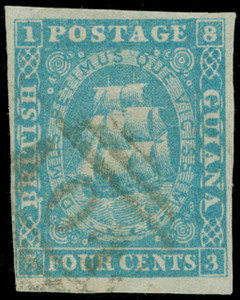 British Guiana Scott 12 Gibbons 21 Used Stamp (2)