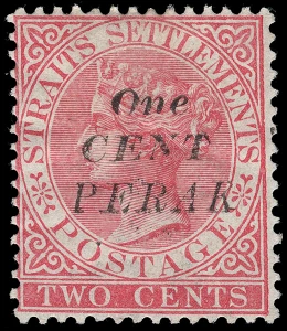 Malaya / Perak Scott 19v Gibbons 39 Mint Stamp