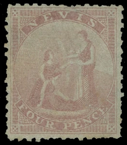 Nevis Scott 2 Gibbons 2v Mint Stamp