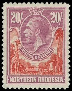 Northern Rhodesia Scott 1-17 Gibbons 1-17 Mint Set of Stamps (1)