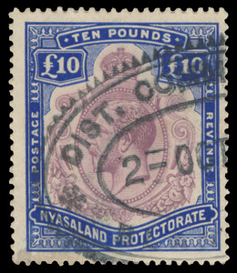 Nyasaland Protectorate Scott 24 Gibbons 99e Used Stamp (1)