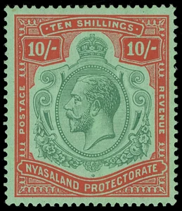 Nyasaland Protectorate Scott 25-37 Gibbons 100-113 Mint Set of Stamps
