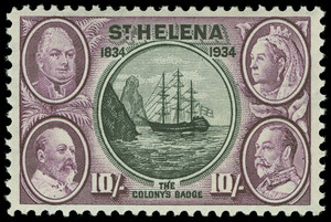 St. Helena Scott 101-110 Gibbons 114-123 Never Hinged Set of Stamps