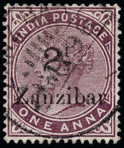 Zanzibar Scott 19 Gibbons 24z Used Stamp
