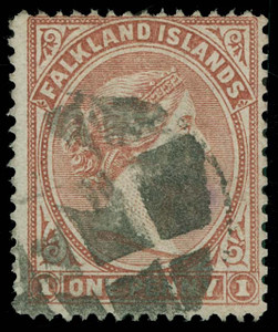 Falkland Islands Scott 1-4 Gibbons 1-4 Used Set of Stamps