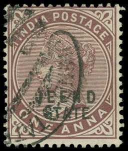 India / Jind Scott 40 Gibbons 8 Used Stamp