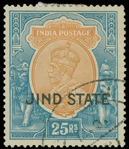 India / Jind Scott 125 Gibbons 103 Used Stamp