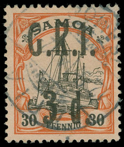 Samoa Scott 106V Gibbons 106v Used Stamp
