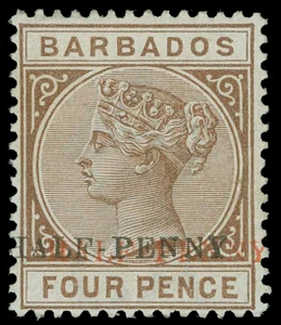 Barbados Scott 69c Gibbons 104b Mint Stamp