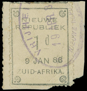 New Republic Scott 1A Gibbons 1 Used Stamp