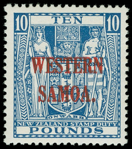 Samoa Scott 180v1 Gibbons 194dv Mint Stamp
