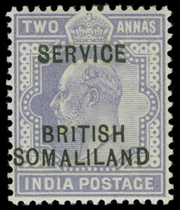 Somaliland Protectorate Scott O6c-)8c Gibbons O6b-O8b Mint Set of Stamps