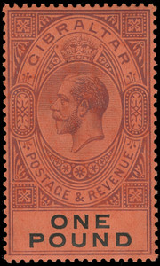 Gibraltar Scott 75 Gibbons 85 Never Hinged Stamp