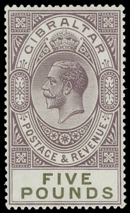 Gibraltar Scott 93 Gibbons 108 Never Hinged Stamp