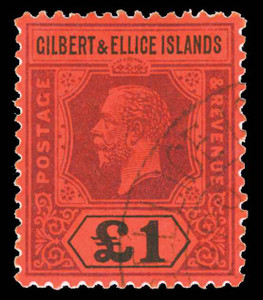 Gilbert and Ellice Islands Scott 26 Gibbons 24 Used Stamp