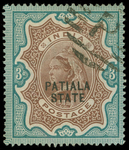 India / Patiala Scott 24 Gibbons 30 Used Stamp