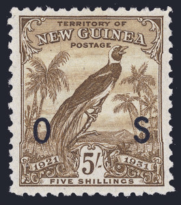 New Guinea Scott O12-O22 Gibbons O31-O41 Superb Mint Set of Stamps