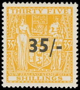 New Zealand Scott AR70 Gibbons F186 Mint Stamp