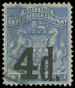 Rhodesia Scott 22 Gibbons 16 Used Stamp
