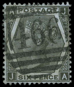 Great Britain Scott 60 Gibbons 125 Used Stamp (1)