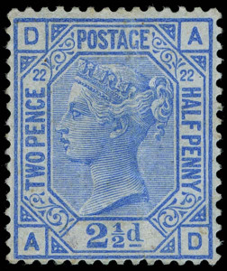 Great Britain Scott 82 Gibbons 157PV22 Mint Stamp