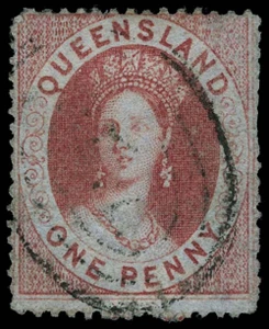 Australia / Queensland Scott 4 Gibbons 4 Used Stamp