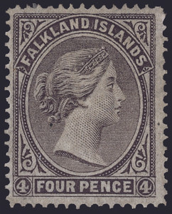 Falkland Islands Scott 2 Gibbons 2 Superb Mint Stamp