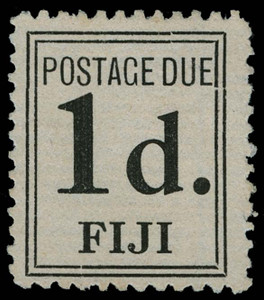 Fiji Scott J3 Gibbons D2 Mint Stamp