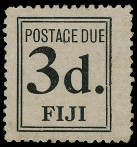 Fiji Scott J5 Gibbons D4 Mint Stamp