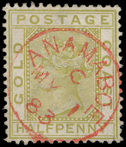 Gold Coast Scott 10 Gibbons 9 Used Stamp