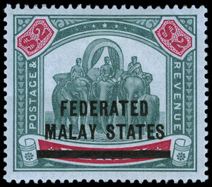 Malaya (Federated States) Scott 9-13 Gibbons 9-13 Mint Set of Stamps