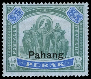 Malaya / Pahang Scott 16-20 Gibbons 19-24 Mint Set of Stamps