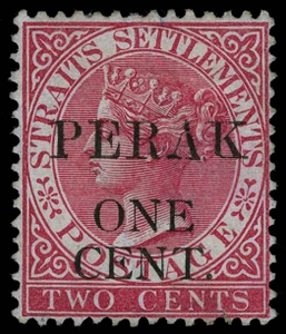 Malaya / Perak Scott 13 Gibbons 41 Mint Stamp