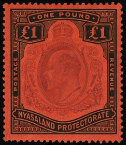 Nyasaland Protectorate Scott 10 Gibbons 81 Mint Stamp
