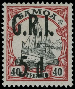 Samoa Scott 107 Gibbons 107 Mint Stamp