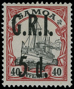 Samoa Scott 107 Gibbons 107 Mint Stamp