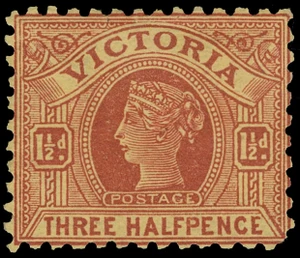 Australia / Victoria Scott 195v Gibbons 411 Mint Stamp