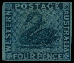 Australia / Western Australia Scott 15V Gibbons 27 Mint Stamp