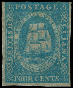 British Guiana Scott 10a Gibbons 18 Mint Stamp