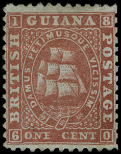 British Guiana Scott 17 Gibbons 40 Mint Stamp