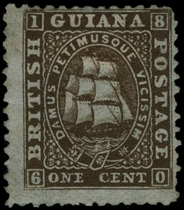 British Guiana Scott 23 Gibbons 41 Mint Stamp