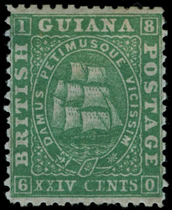 British Guiana Scott 33 Gibbons 56 Mint Stamp
