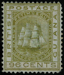 British Guiana Scott 72-80 Gibbons 126-134 Mint Set of Stamps