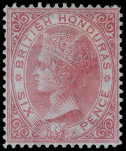 British Honduras Scott 8-12 Gibbons 11-16 Mint Set of Stamps