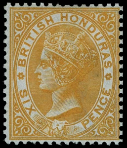 British Honduras Scott 13-17 Gibbons 17-22 Mint Set of Stamps