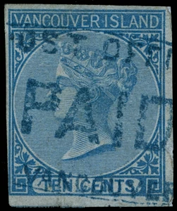 Canada / British Columbia and Vancouver Island Scott 4 Gibbons 12 Used Stamp